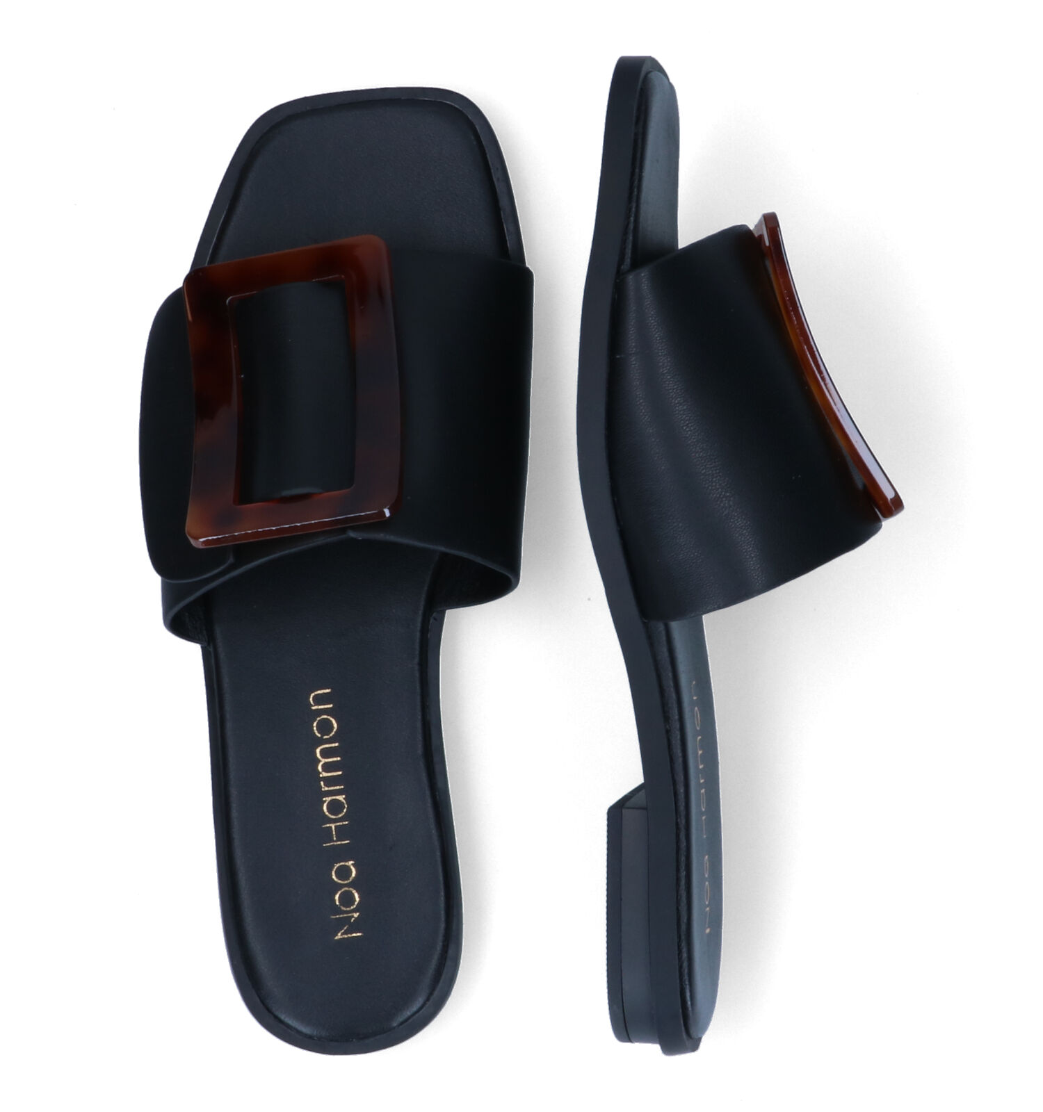 Slippers zwart