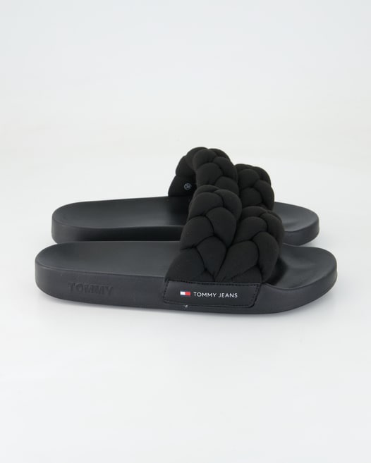 Tommy Hilfiger TJW BRAIDED SLIDE Pantoletten in Schwarz
