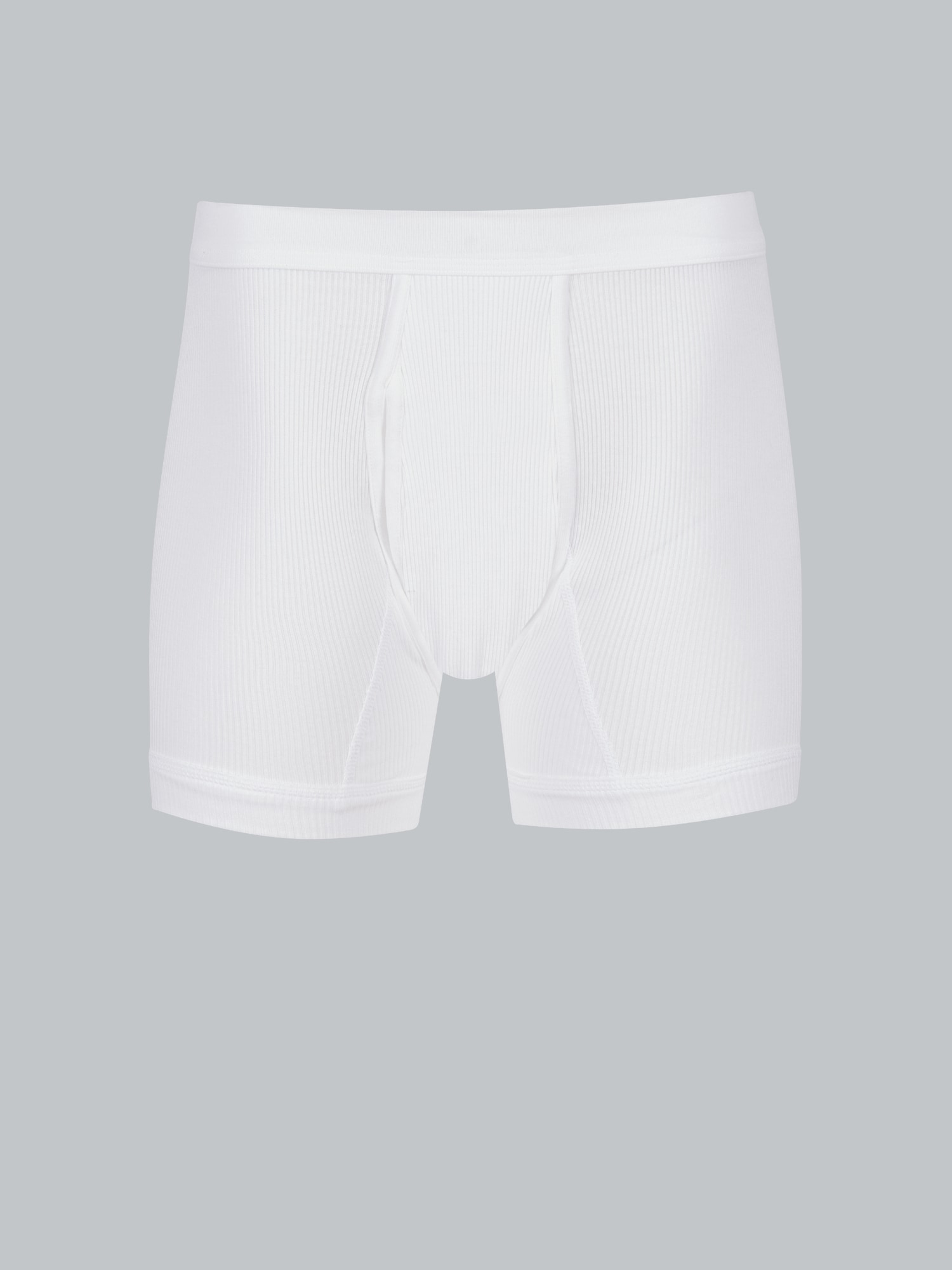 Unterhose Doppelripp im Doppelpack Weiss