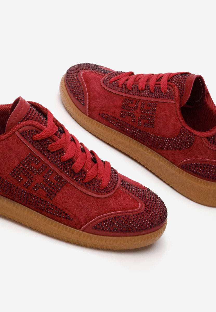 Baskets pour femme rouges Magdalene