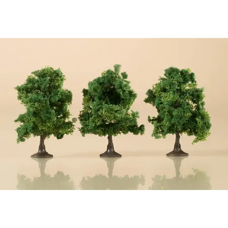 Auhagen 70936 - Laubbäume dunkelgrün 7 cm