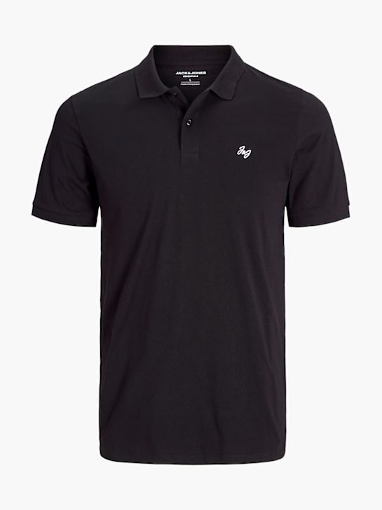 JACK & JONES Polo-Shirt Schwarz