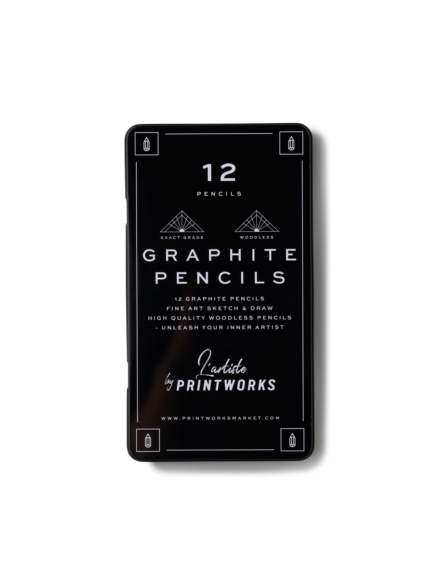 Farveblyanter Graphite | Lindetræ. 12 stk. | Multi | Printworks
