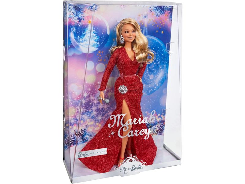 Barbie Puppe Barbie Signature Mariah Carey Holiday Celebrat Sammelpuppe mit glänzender Robe