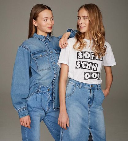 Petit by Sofie Schnoor Hemd - Denim - Light Blue