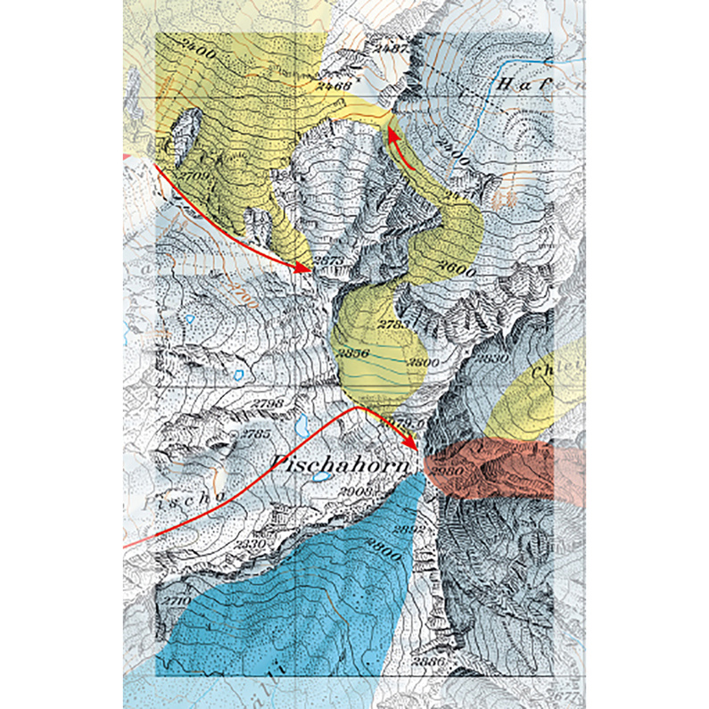 Freeride Map Davos Nord - Ski