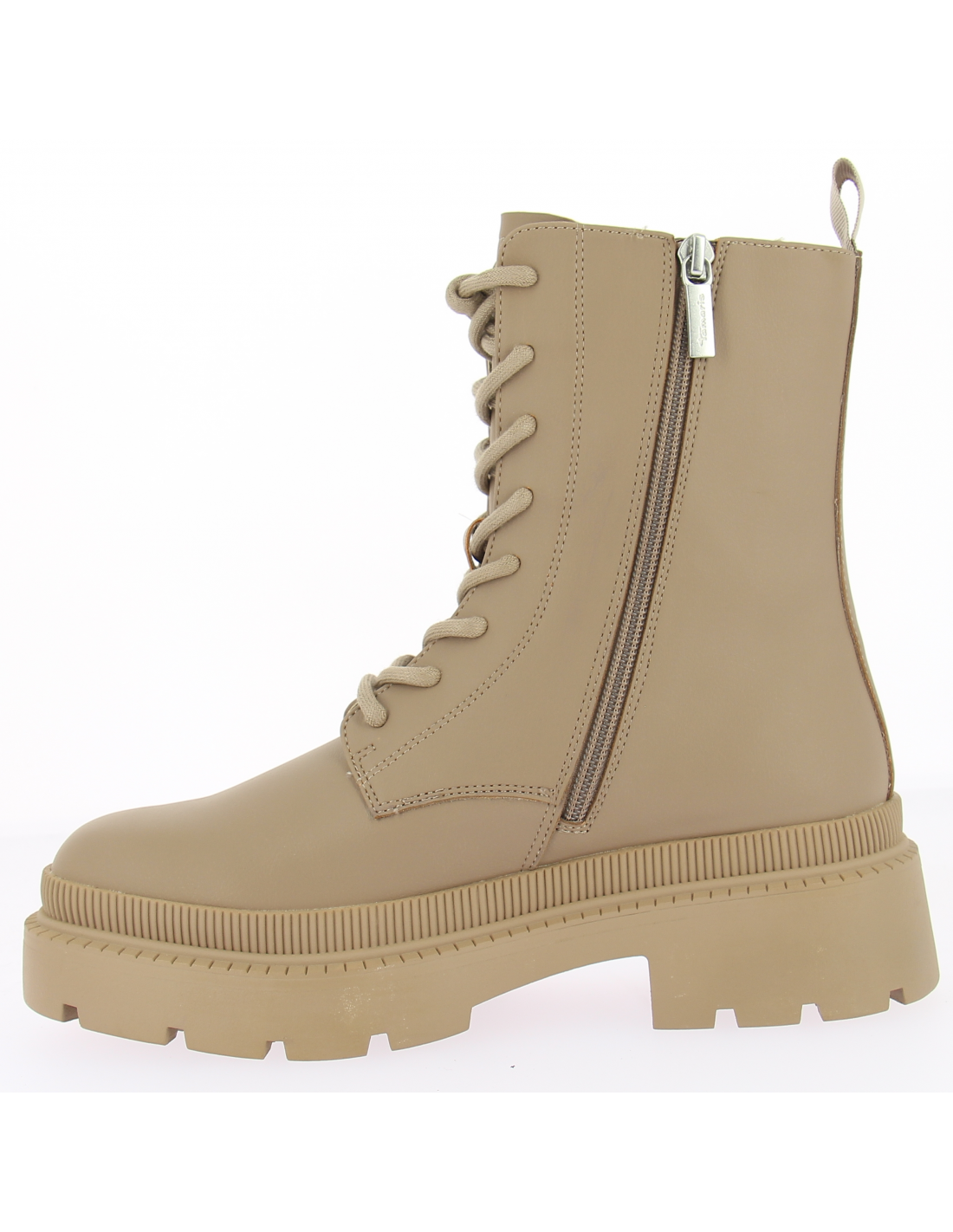 tamaris bottines femme 25215-29 341 cuir beige