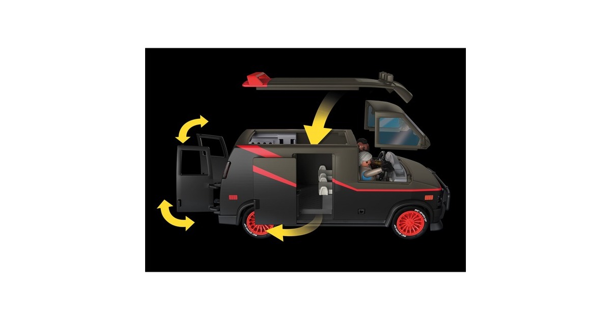 PLAYMOBILFamous cars - The A-Team Bus Constructiespeelgoed  (70750)
