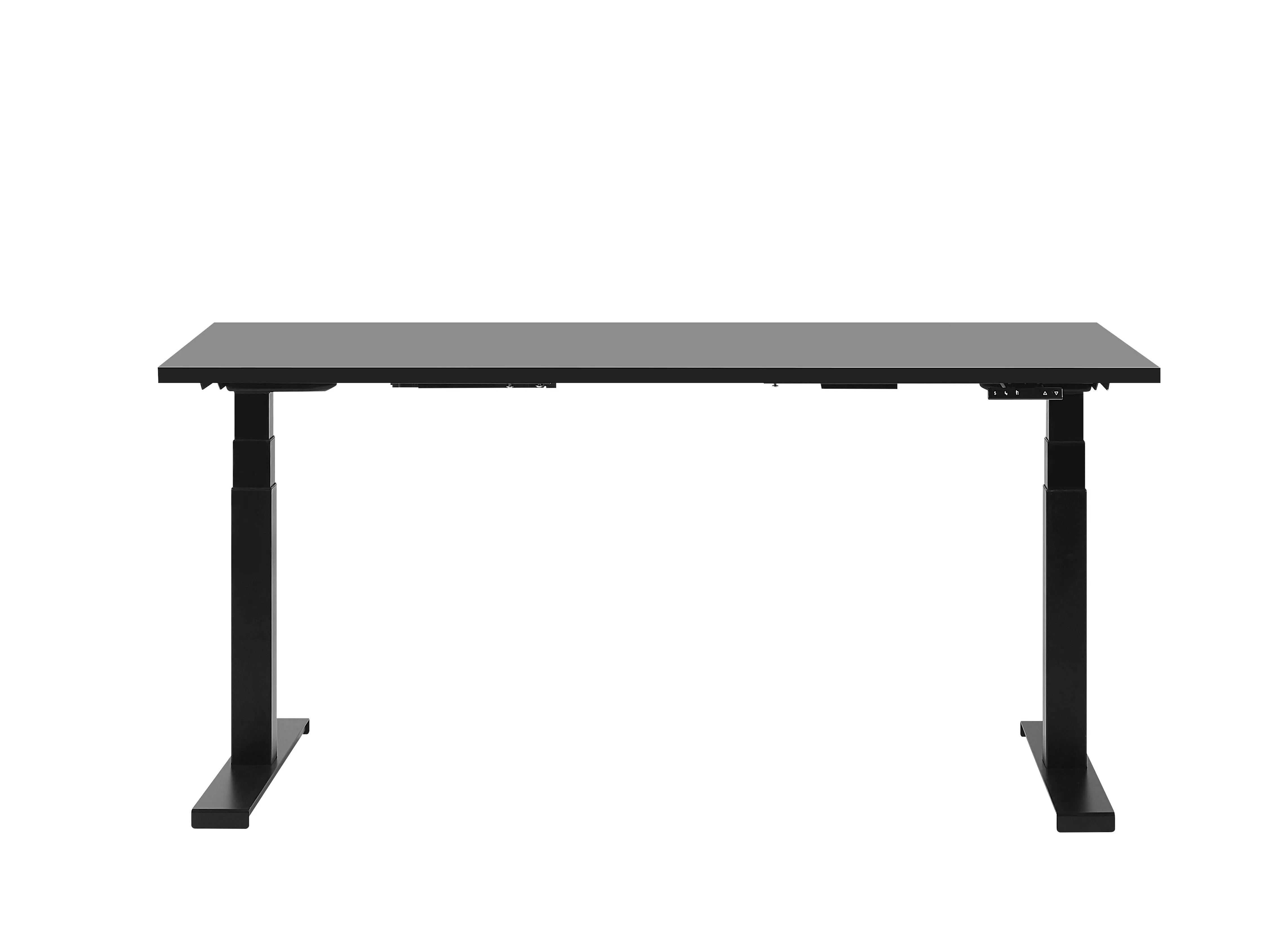 Elektrisch verstelbaar sta-bureau DESTIN II Zwart 160 cm 72 cm