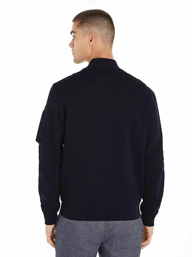 TOMMY HILFIGER Sweatjacke blau