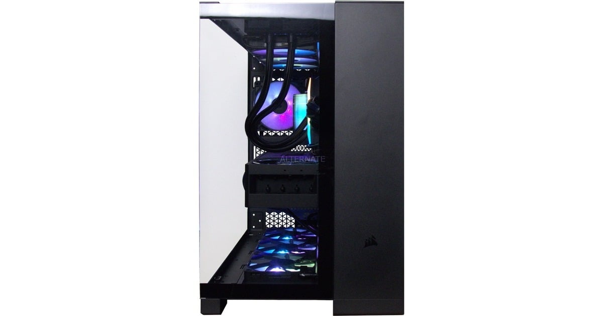 ALTERNATEThunderstorm Xtreme Ultra 9 – RTX 5090 iCue gaming pc  (Zwart | Core Ultra 9 285K | RTX 5090 | 64 GB | 2 TB SSD + 2 TB SSD)