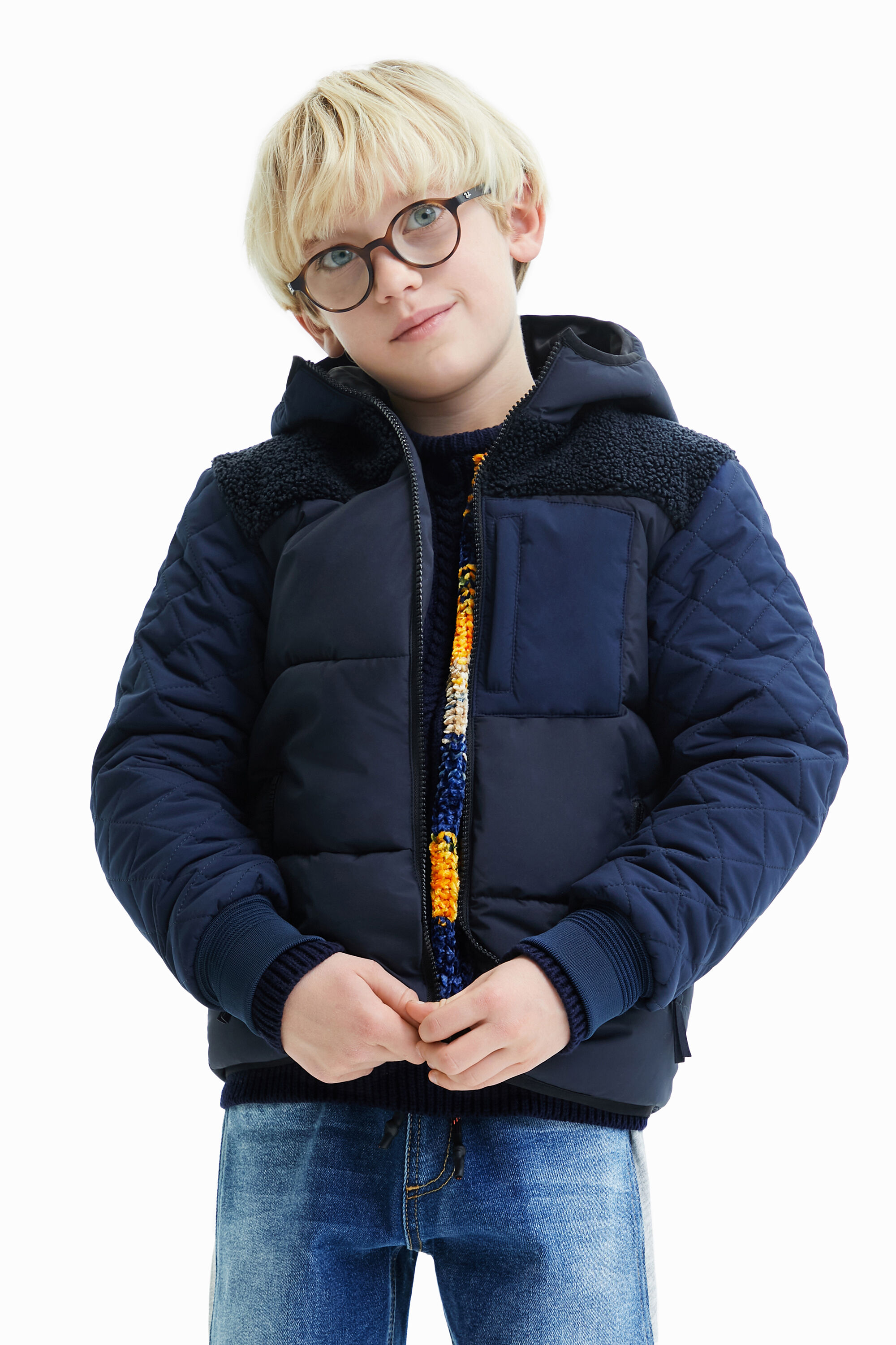 Veste matelassée à capuche
