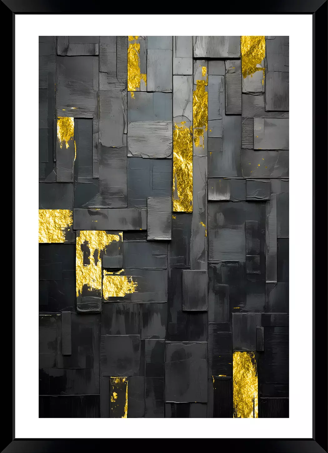 Wandbild 50 x 70 cm Abstraction V