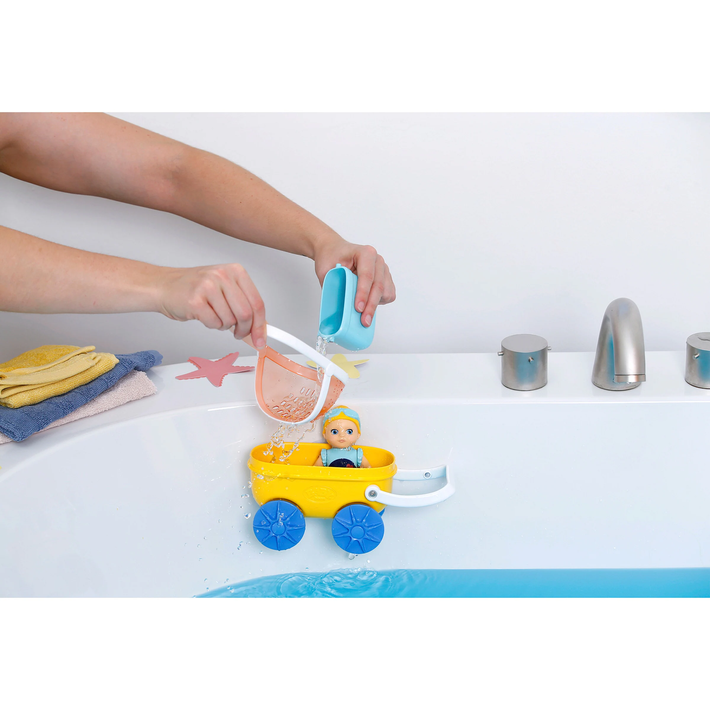Zapf Creation - BABY BORN Splish Splash Kinderwagen mit Emma