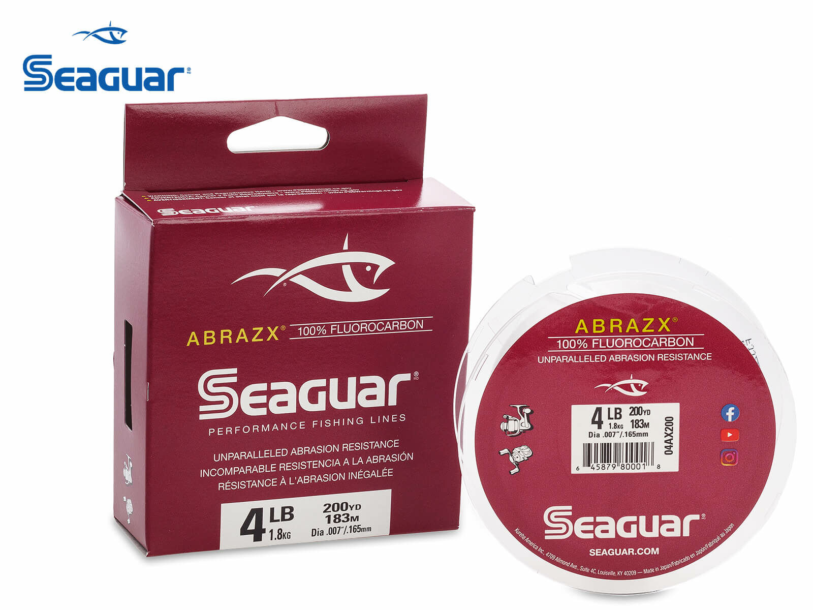 180 m SEAGUAR AbrazX - 25 lb