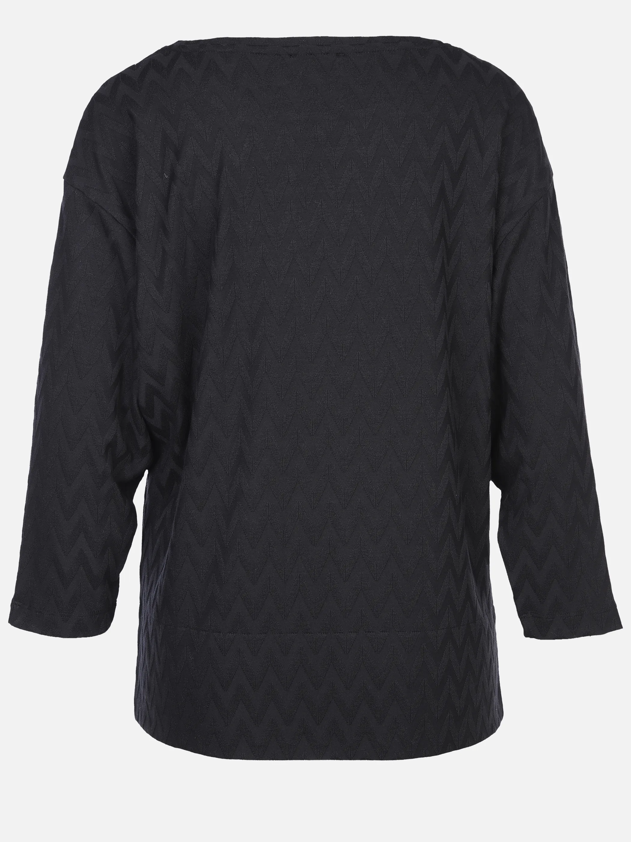 Damen Jacquard Shirt mit 3/4 Arm