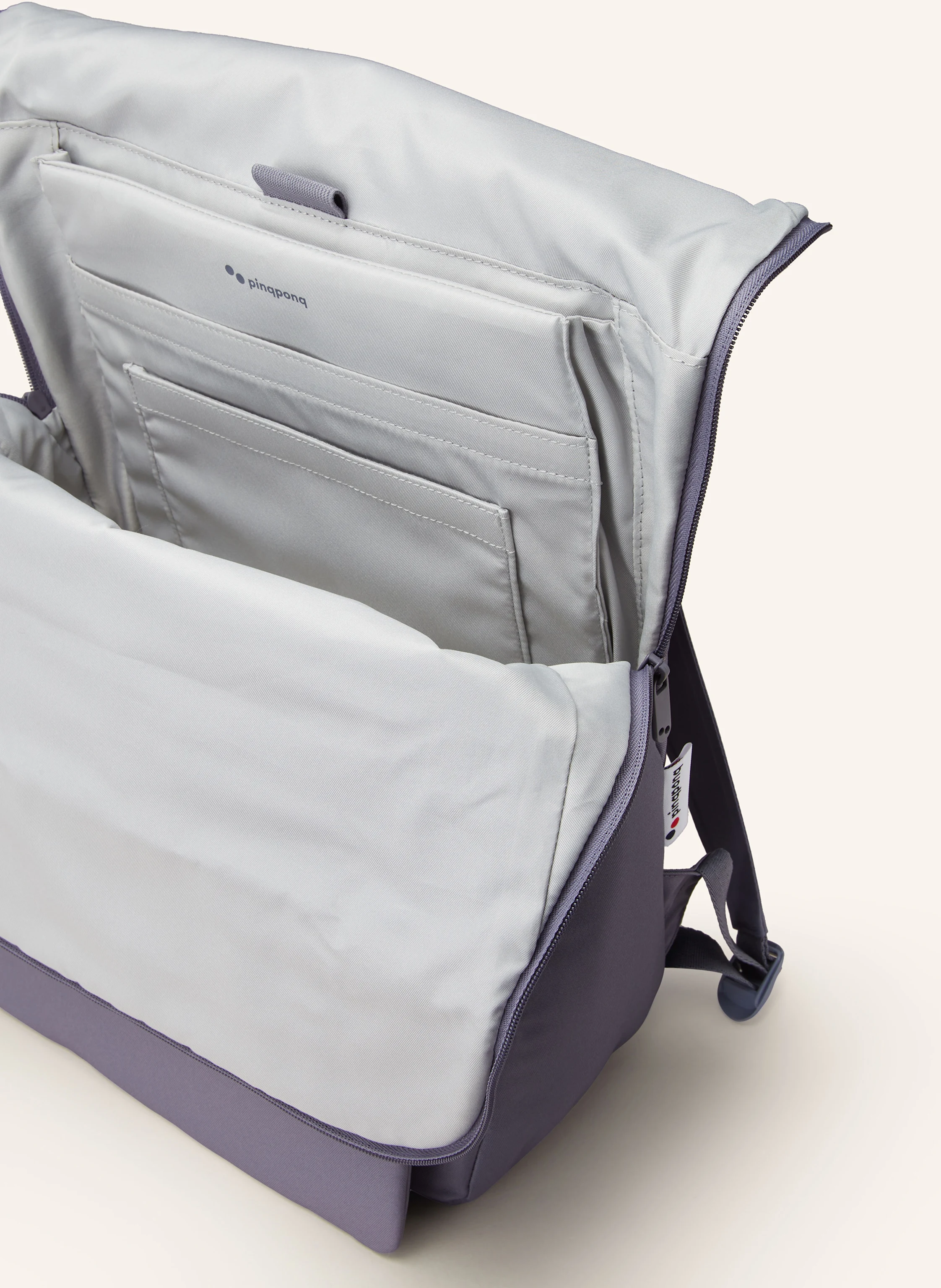 pinqponq Rucksack KLAK mit Laptop-Fach 13l (erweiterbar auf 18l)