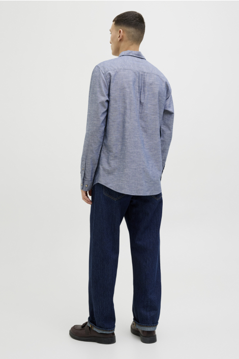Jack & Jones blauwe heren overhemd