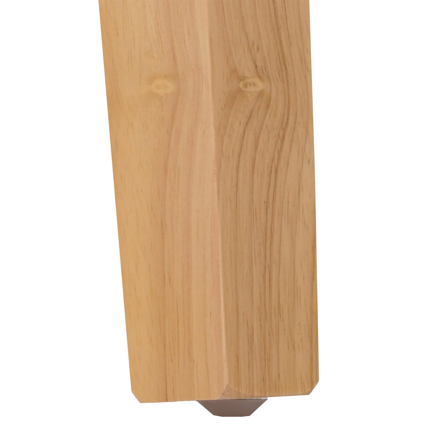 6er-Set Esszimmerstuhl Küchenstuhl Stuhl Crotone, LEDER ~ creme, helle Beine