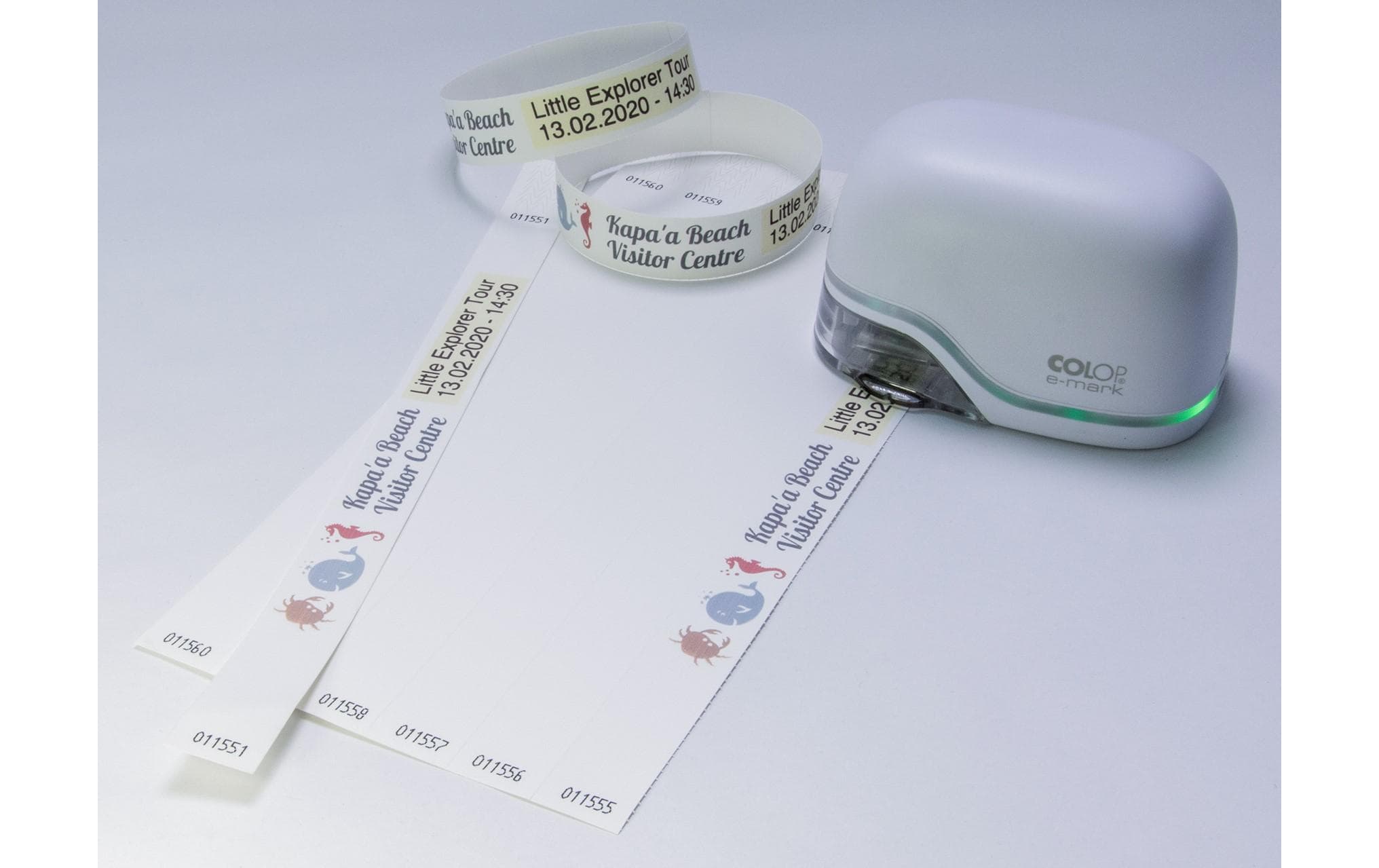 Bastband e-mark Create Wristbands, 19 x 250 mmColop Eventbänder