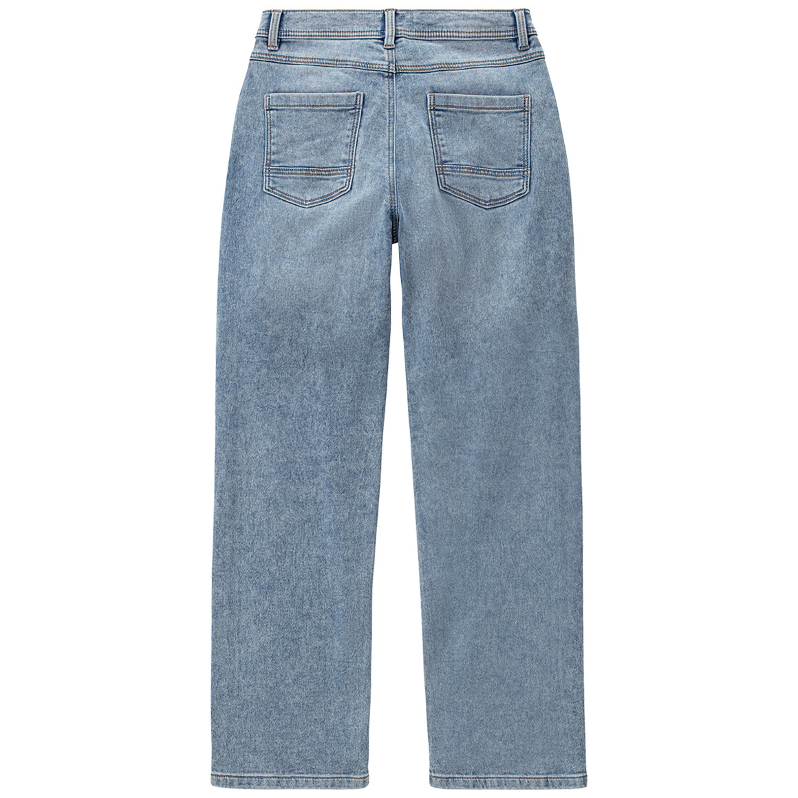 Yigga Jungen Straight-Jeans mit verstellbarem Bund hellblau