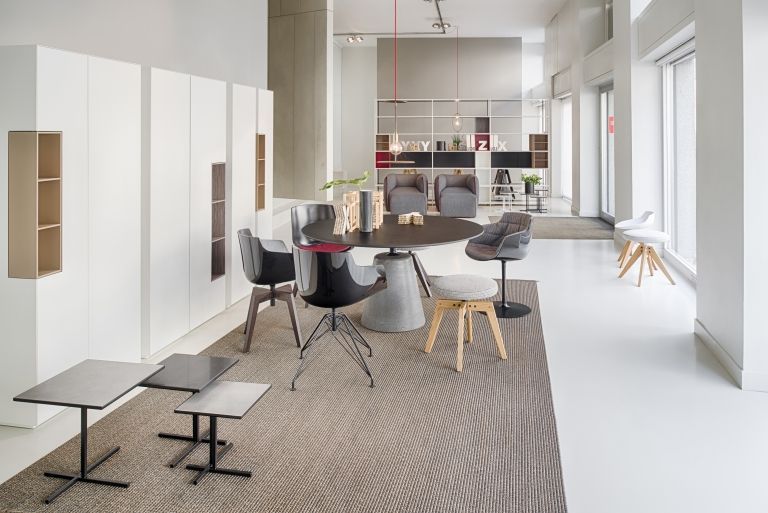 MDF Italia Rock table tafel wit 100