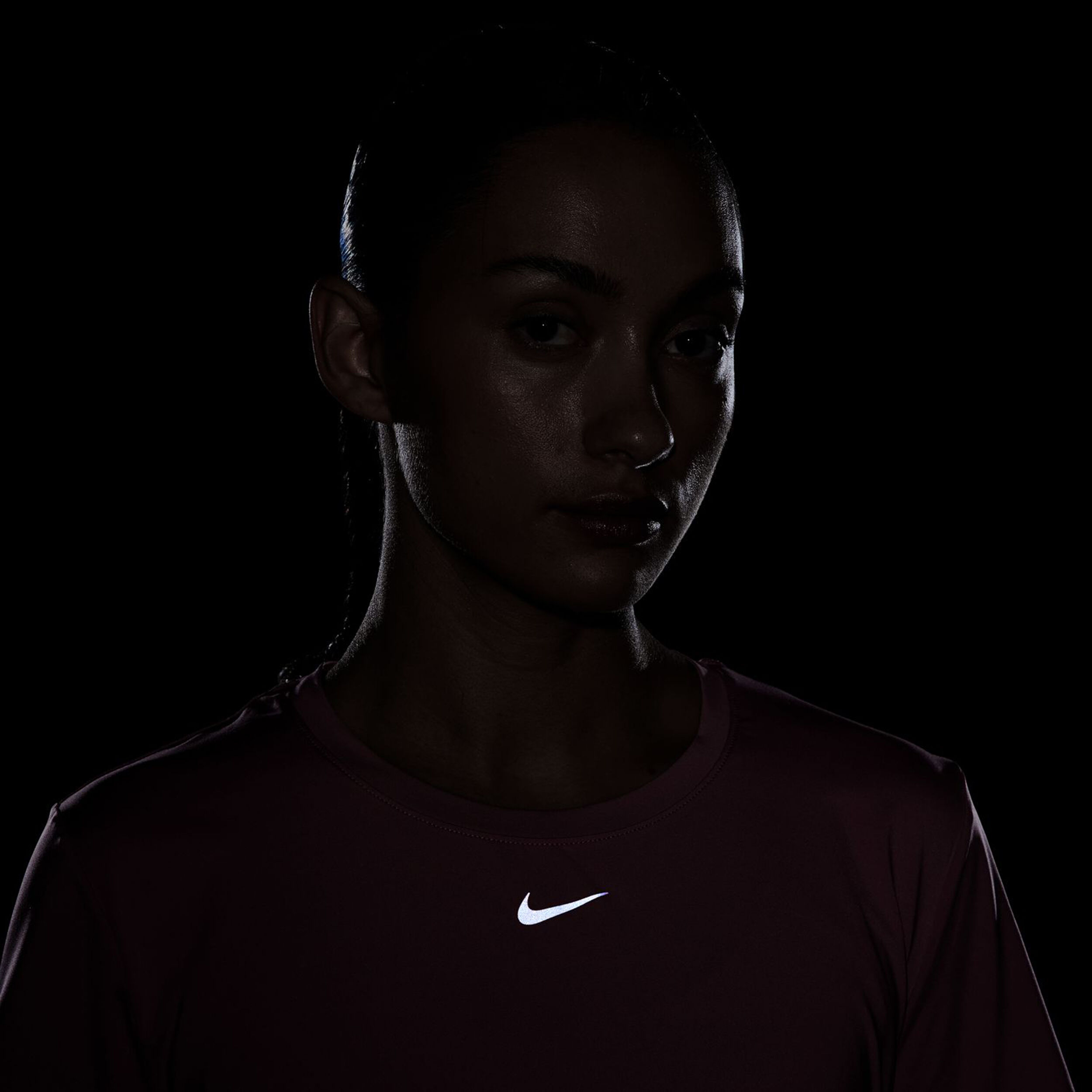 Nike One Dri-Fit T-shirt Femmes - Pink , Noir