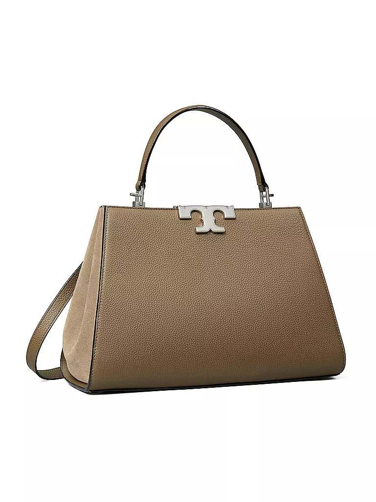 TORY BURCH Ledertasche - Henkeltasche ELEANOR braun
