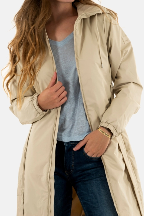 Blousons et vestes rains lohja long insulated curve 26 dune