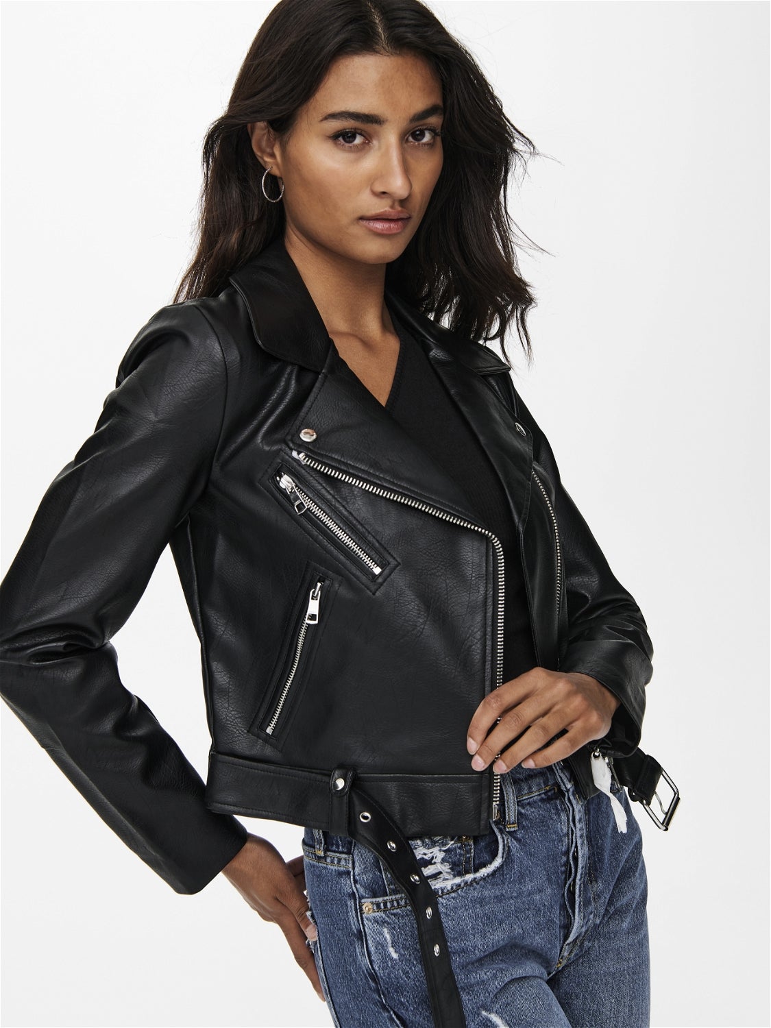 ONLVERA Kunstlederjacke Black