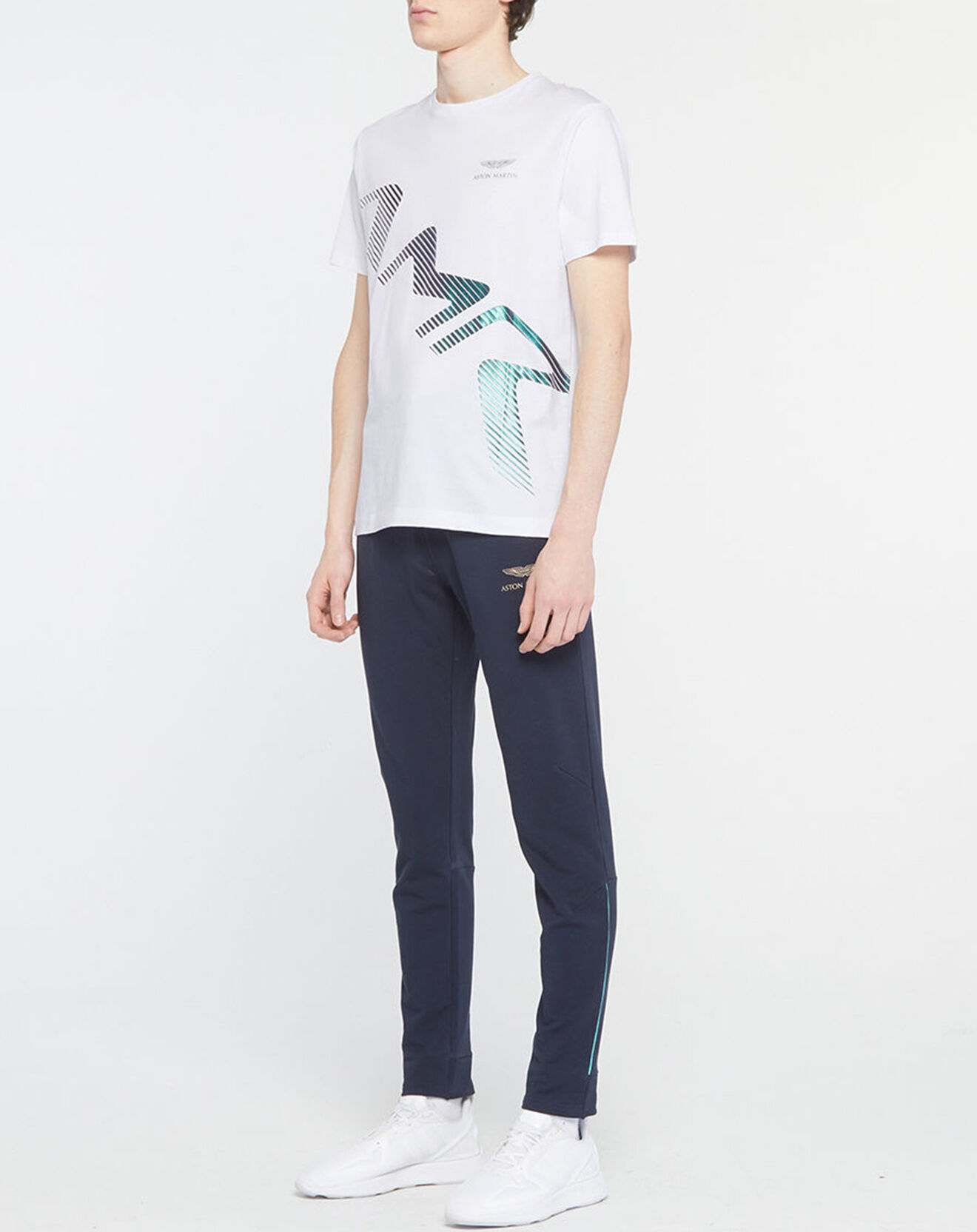 Hackett London T-Shirt Aston Martin Racing blanc
