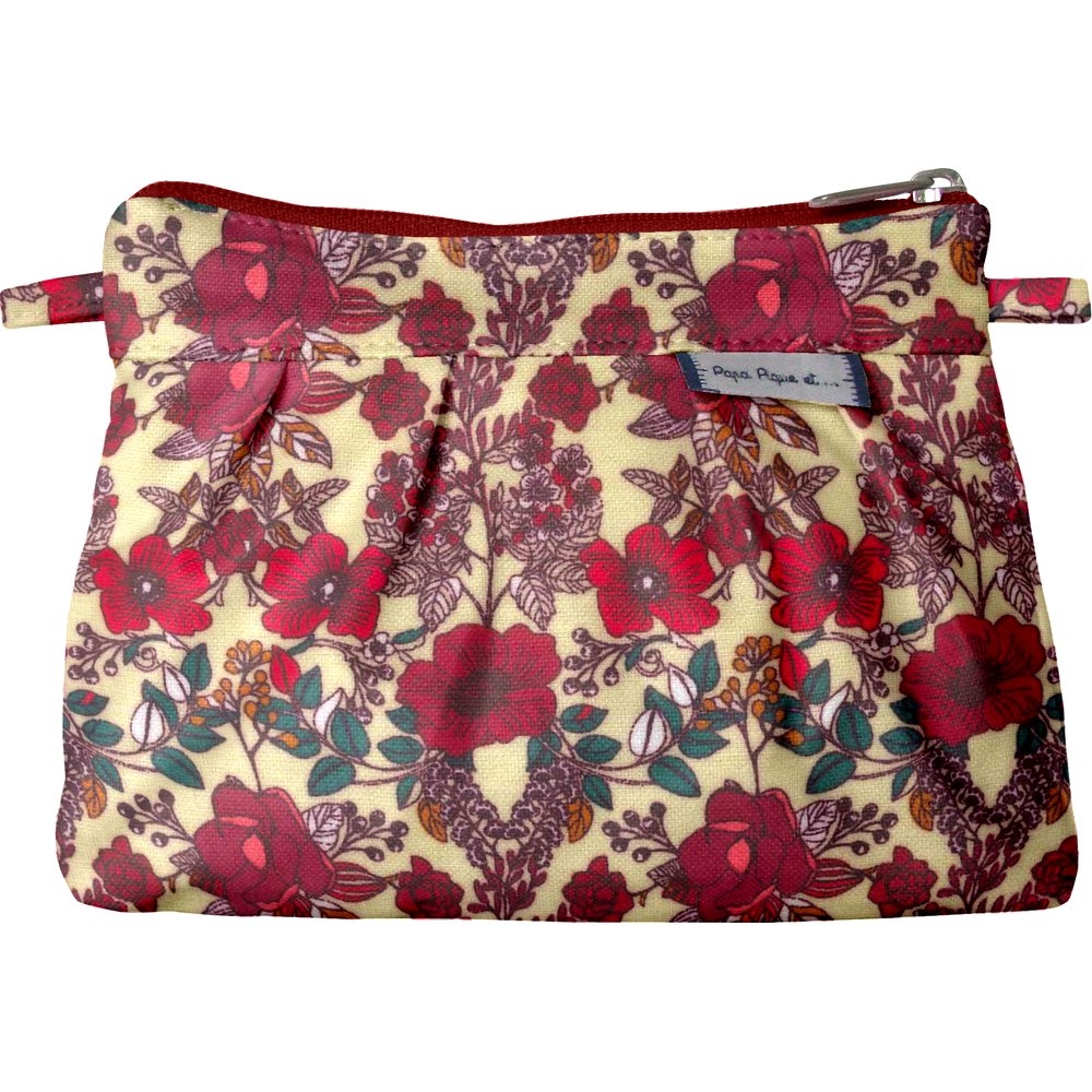Mini Pochette Plissée Coquelicot