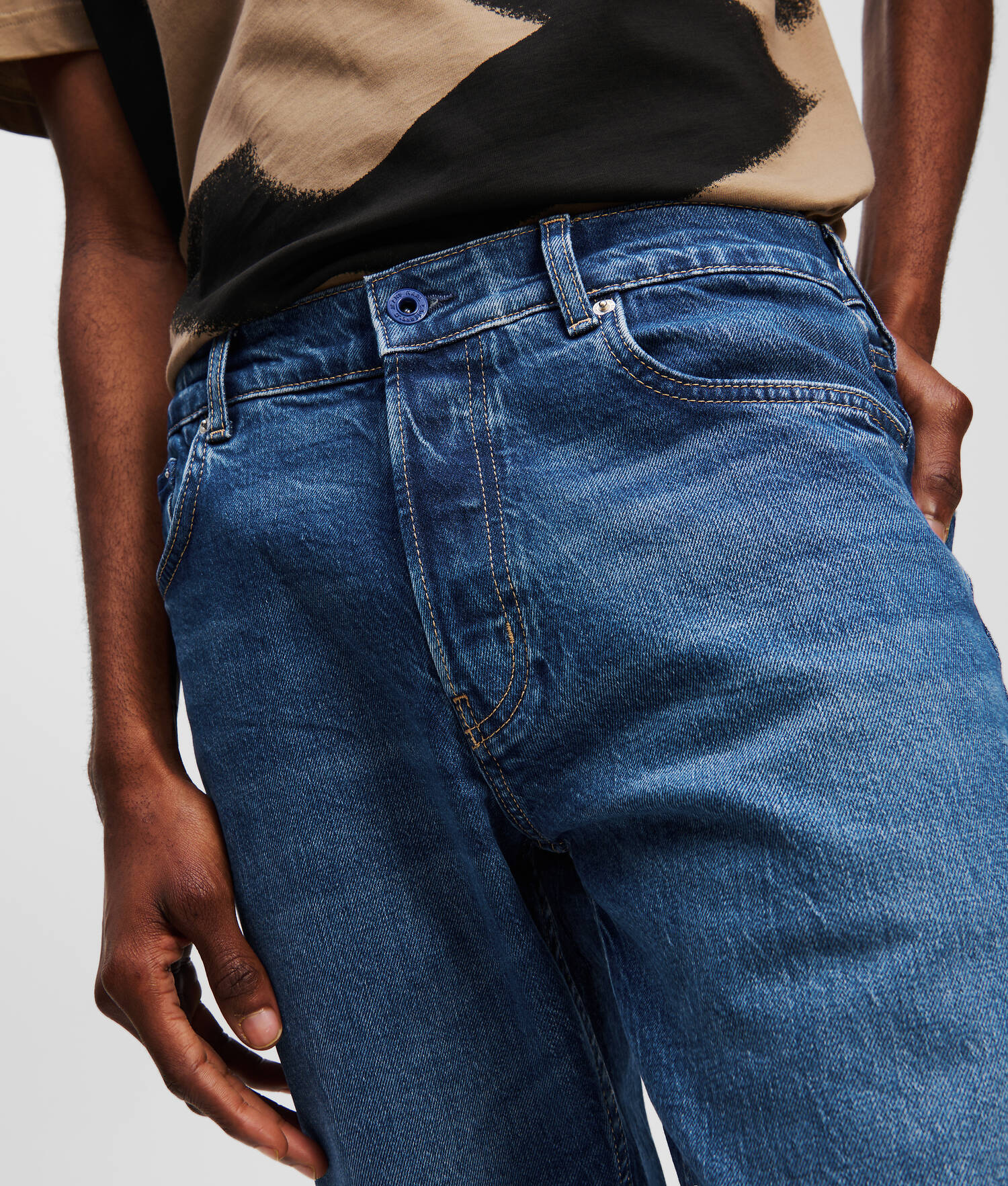 JEAN FUSELÉ - Bleu lavé vintage