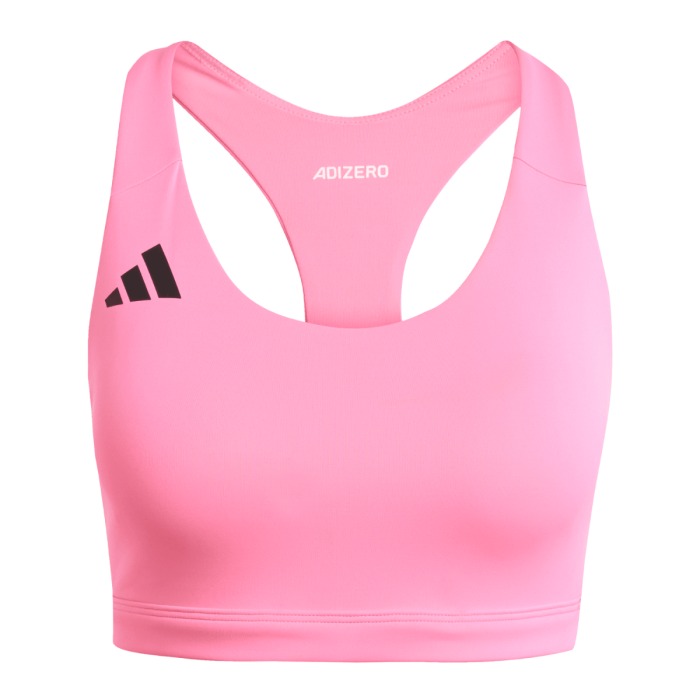 adidas Dame BH Adizero Medium-Support Bra Pink