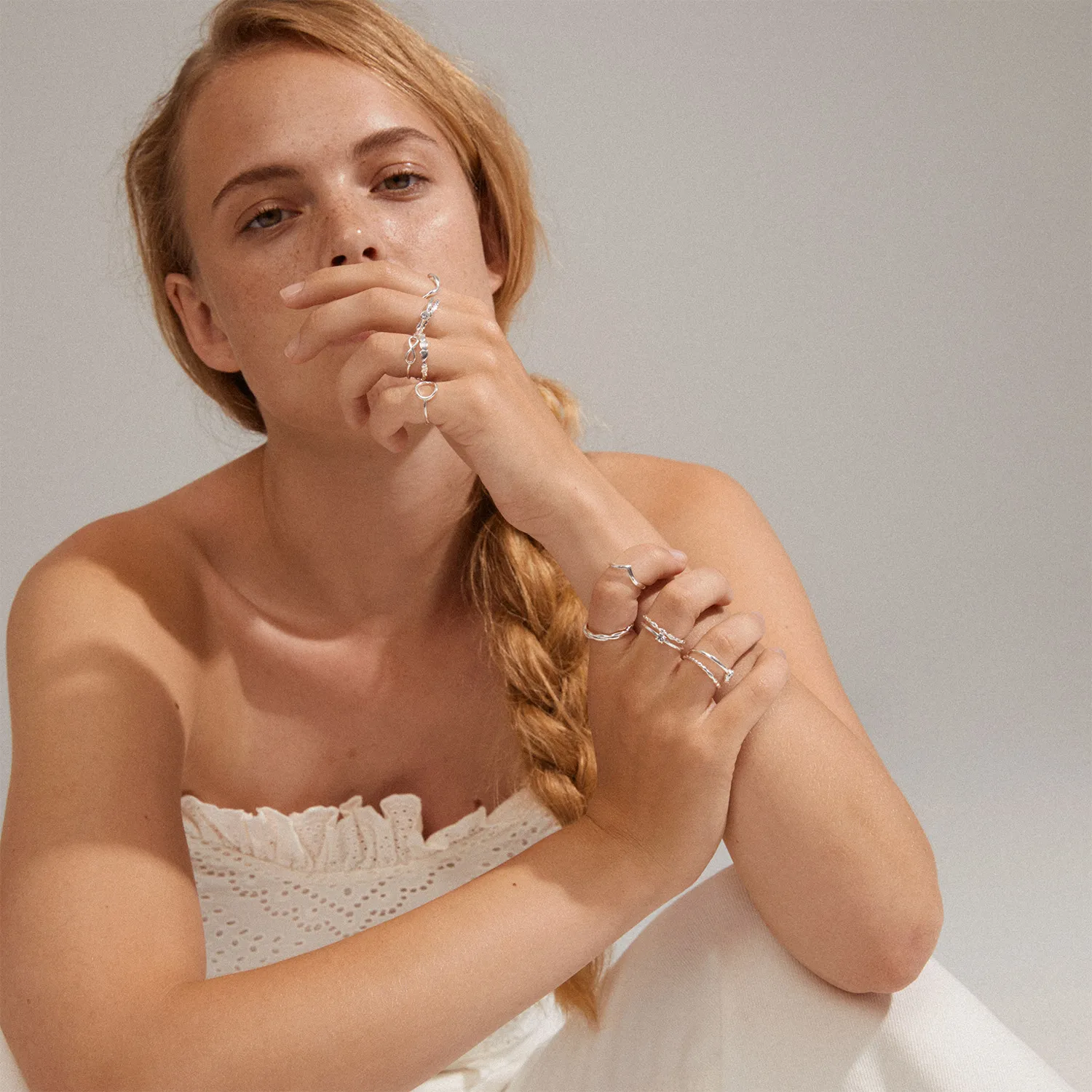 Pilgrim Lulu Ring Sølvbelagt Messing 632316014