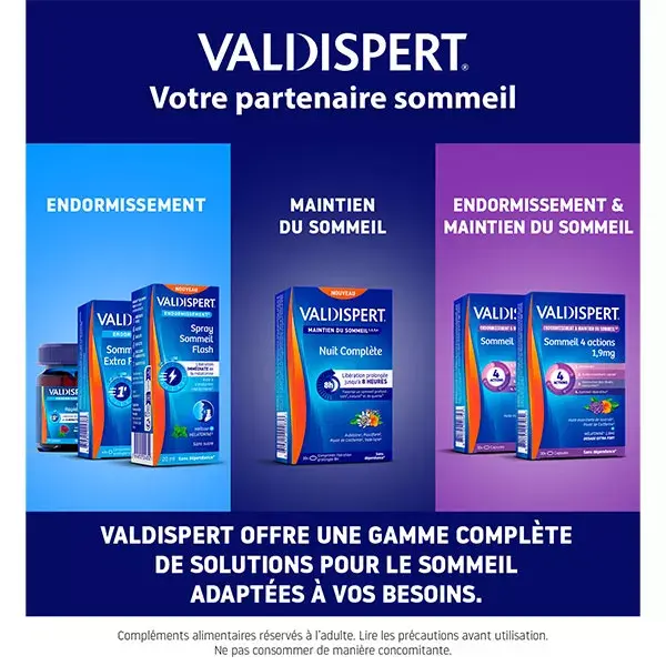 Valdispert Sommeil Rapide 1mg Mélatonine 50 comprimés