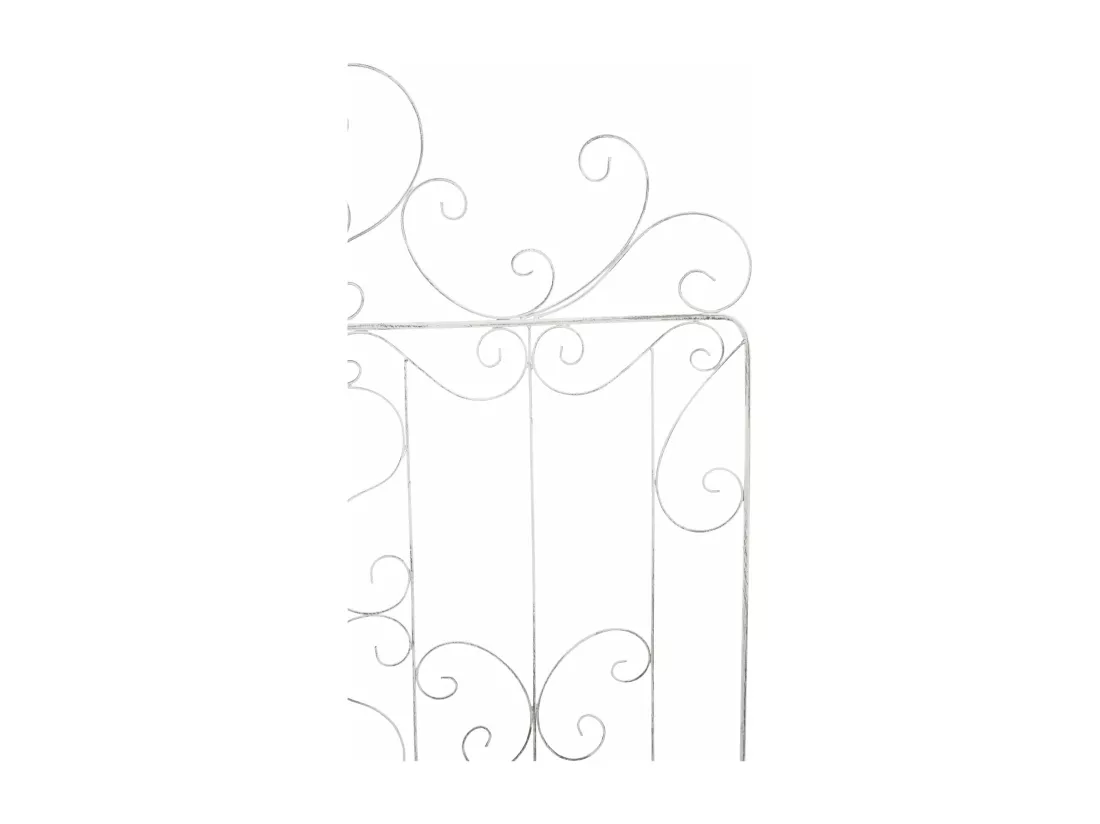 Lot de 2 treillis métal blanche 99 x 1 x 133 cm 10_0003841
