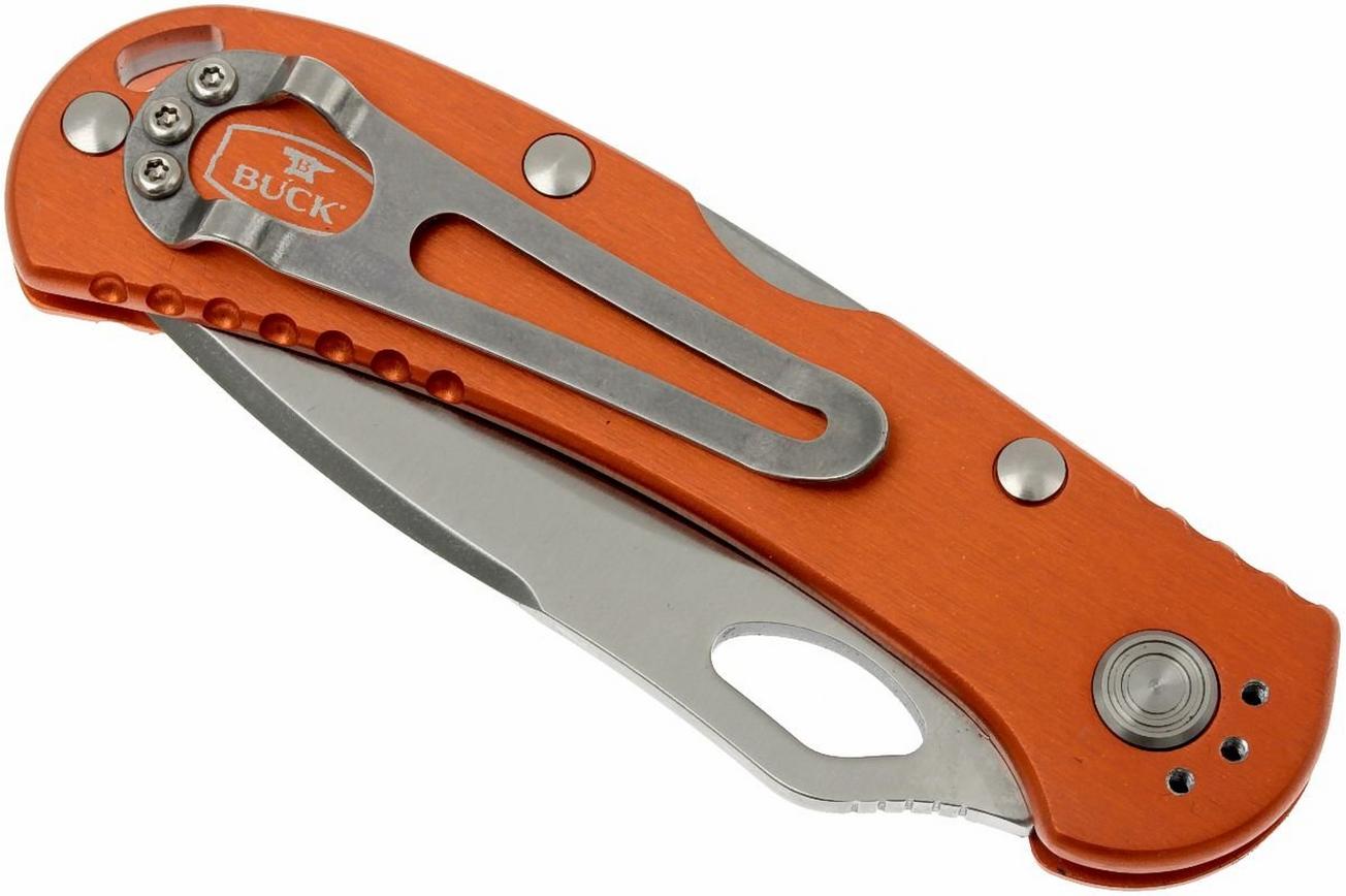 Buck 722 Spitfire 0722ORS1-B plain edge, oranje
