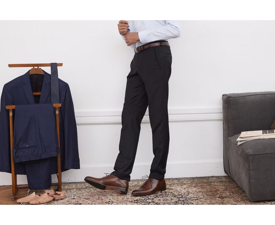 Pantalon de costume homme Noir - LAZARE