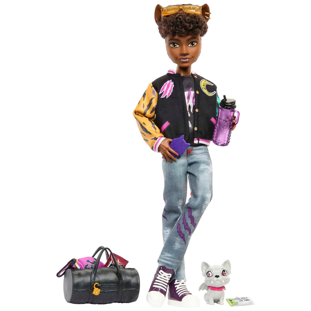 Monster High Clawd Wolf Puppe mit Haustier und Zubehör
