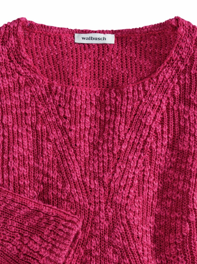 Flammengarn-Pullover