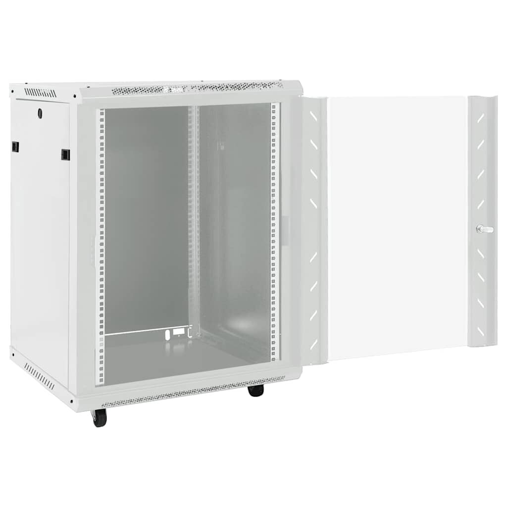 vidaXL Serverkast op wielen, 15U, 19\
