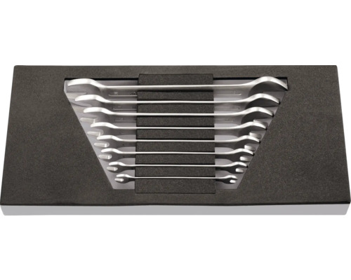 Werkplaatswagen, inbouwkast, werkbank WGB met 5 laden, 670 x 970 x 470 mm, zwart