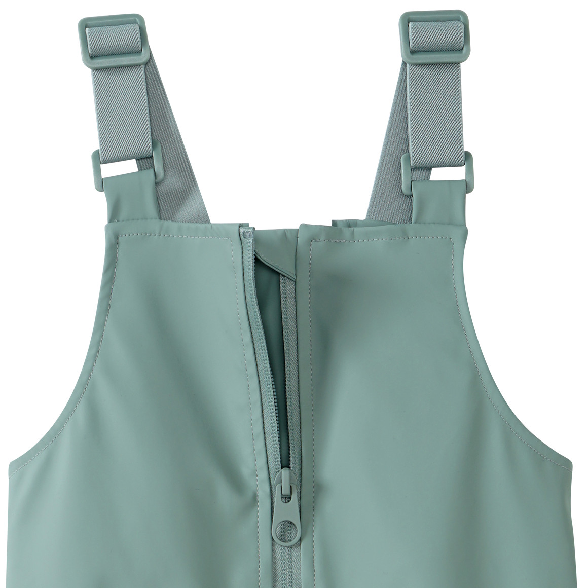 Famy Baby Regenhose mit Trägern salbei