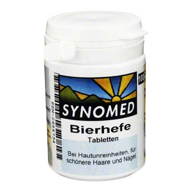 Bierhefe Tabletten Synomed, 100 St