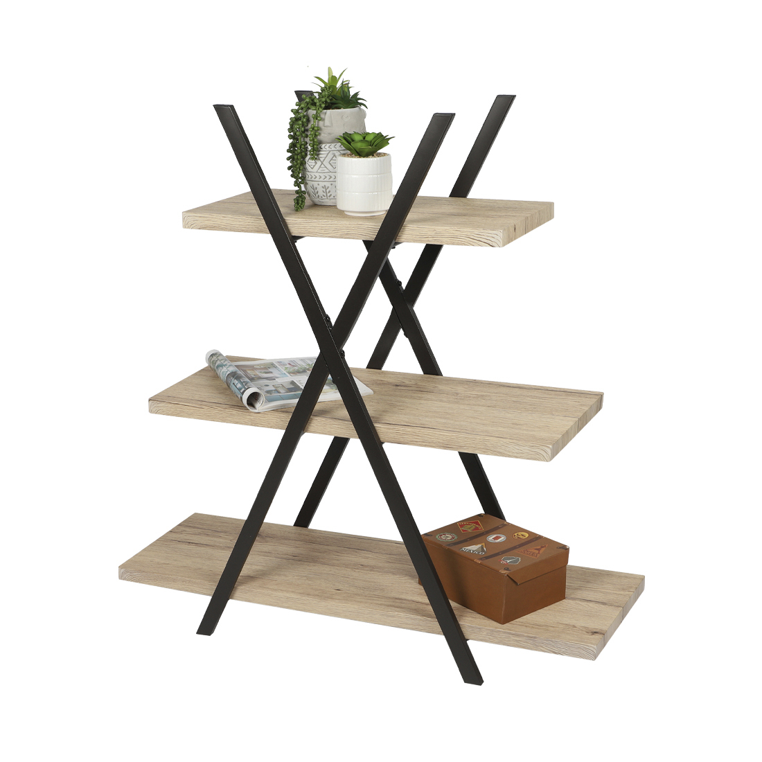 Urban Living Pyramidenregal mit 3 Tablaren
