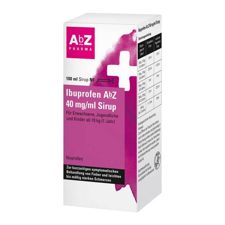 Ibuprofen AbZ 40 mg/ml Sirup, 100 ml