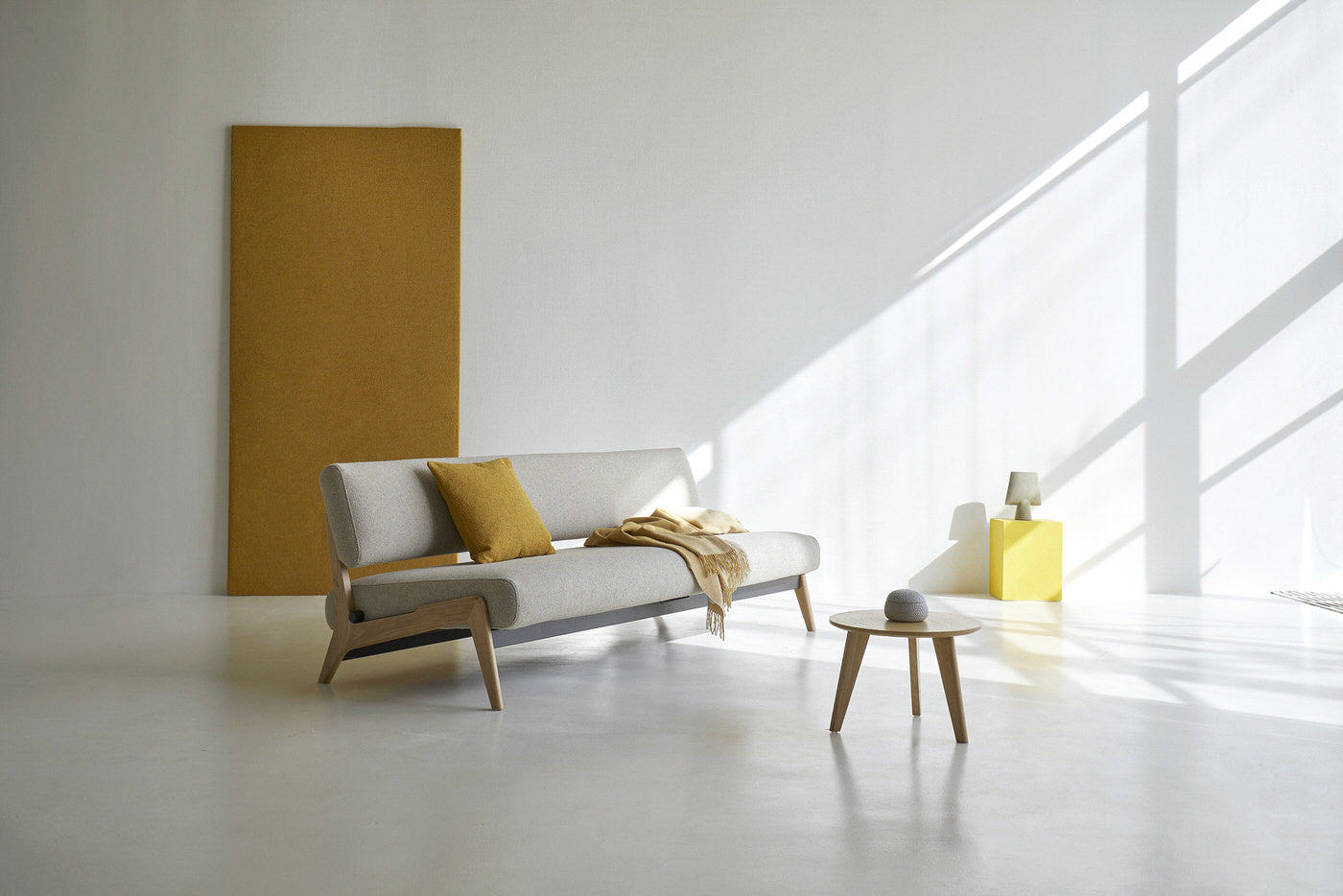 Innovation Nolis Beige Bouclé Slaapbank