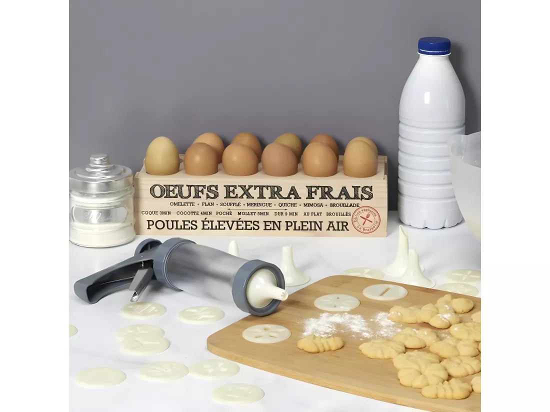 Presse à biscuits manuelle avec accessoires