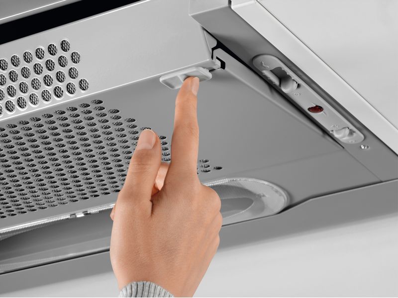 Electrolux Dunstabzugshaube DXK6012WE 3 Stufen Abluft Umluft Klapp-Dunstabzugshaube